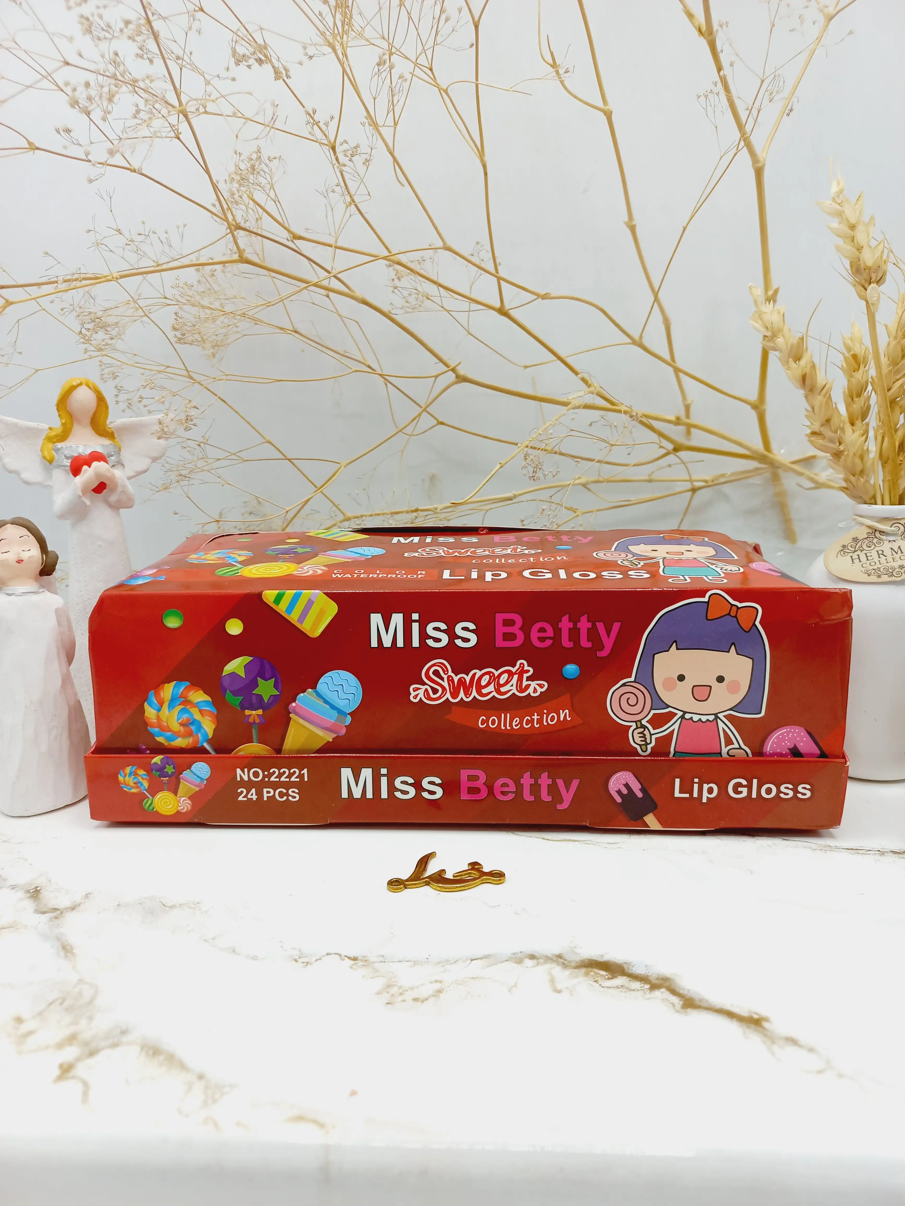 رژ مایع شکلاتی ضدآب و  فانتزی میس بتی Miss Betty کد 2221
