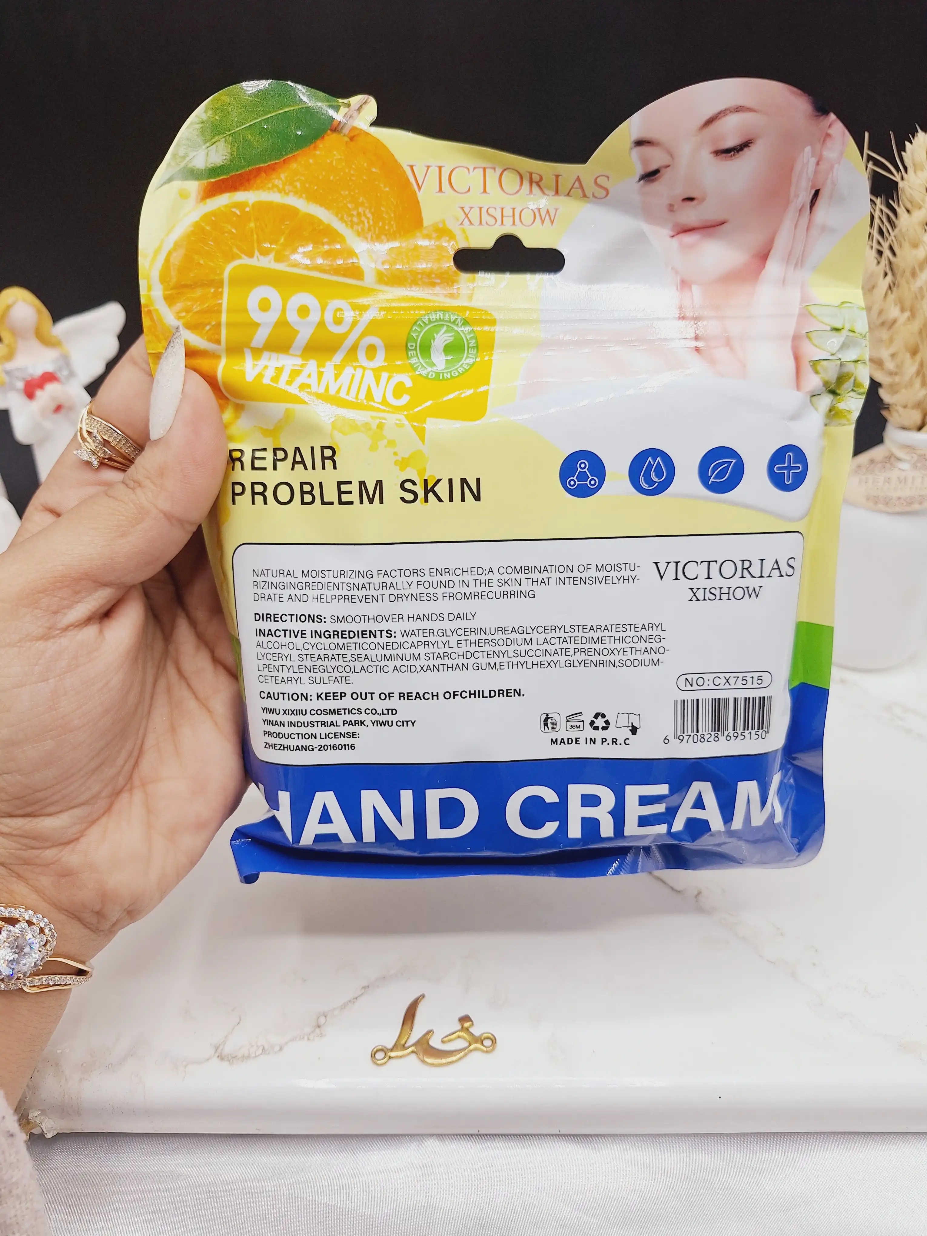 پک 5عددی کرم دست میکس ویتامینه   30 گرم برند ویکتوریا VICTORIAS کد CX7515