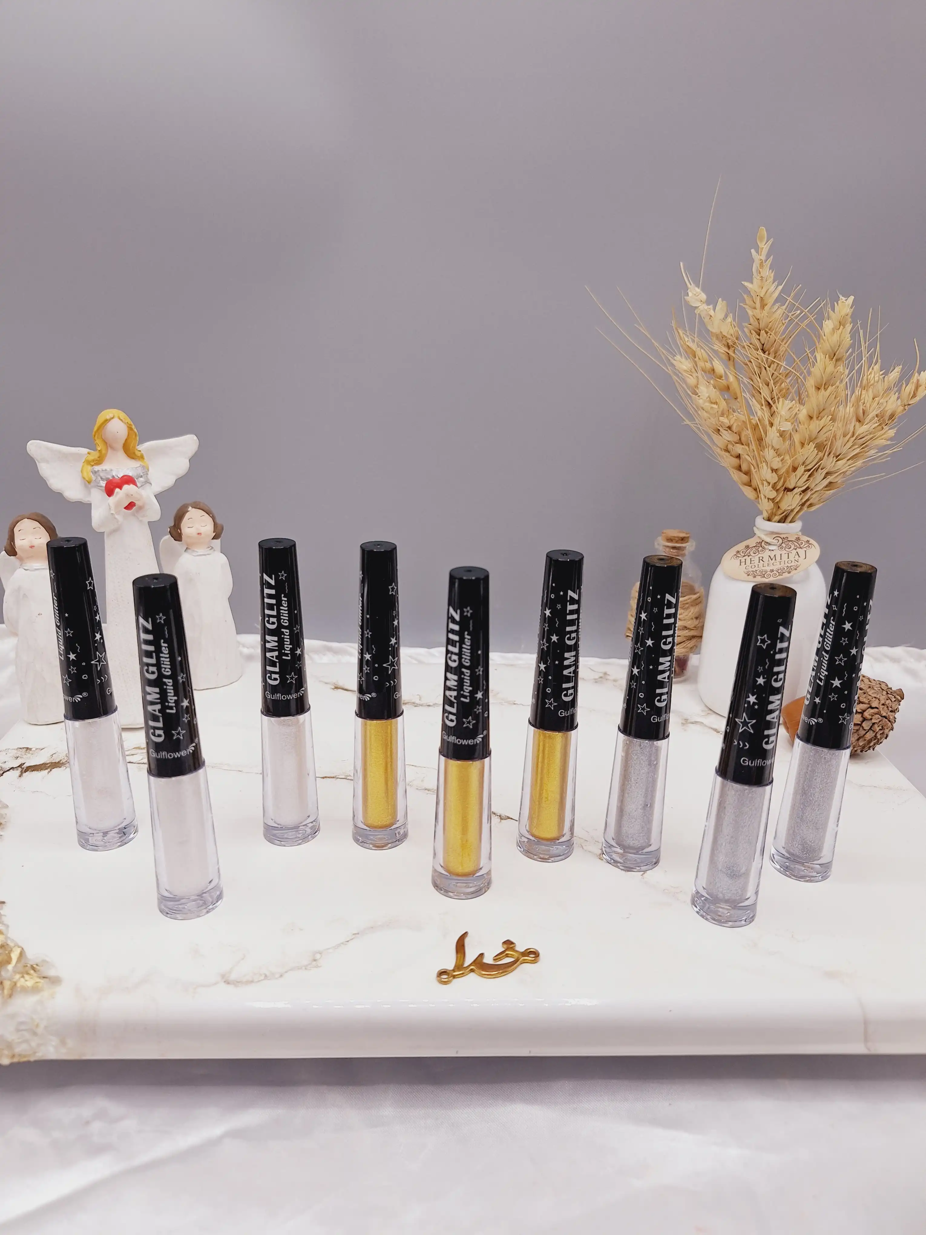 خط چشم گلیتری مایع برند GLAM GLITZ کد EG040