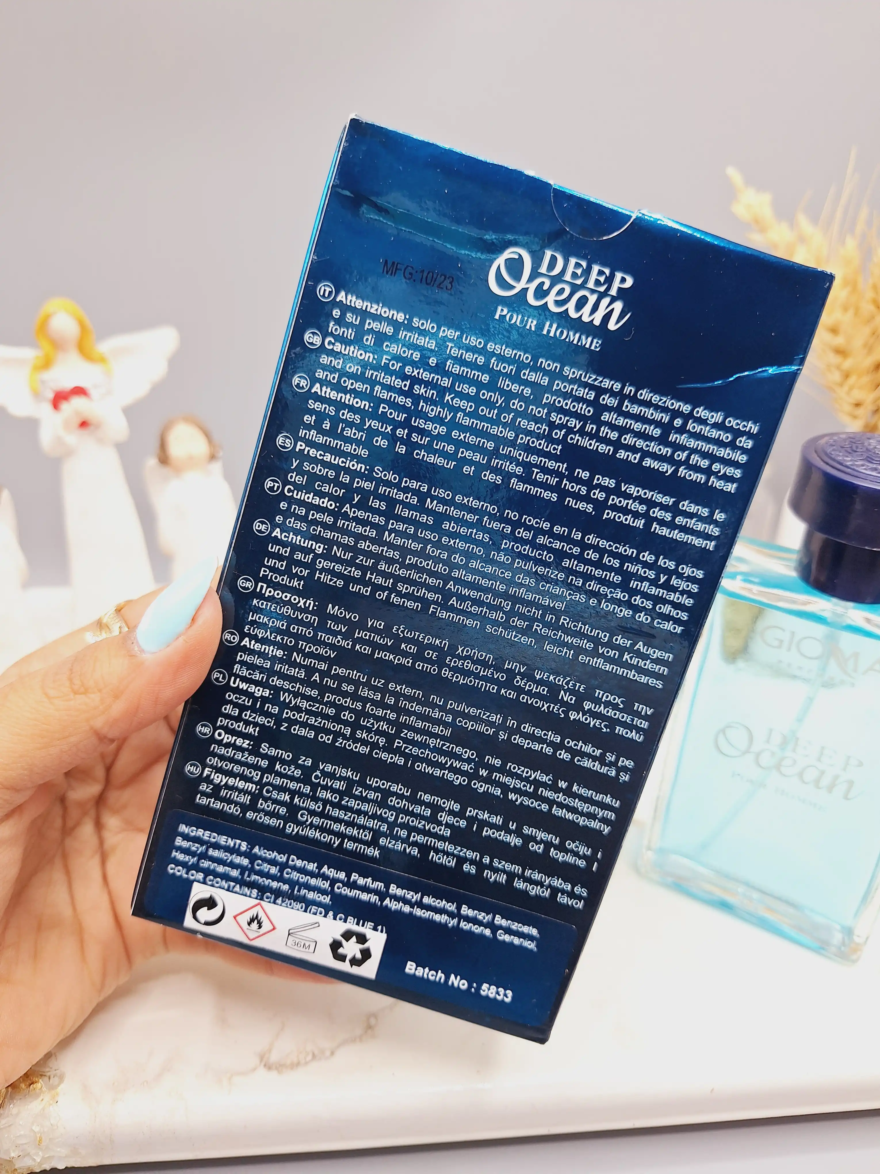 ادکلن DEEP Ocean برند GIOMA حجم 100 میل کد 0865