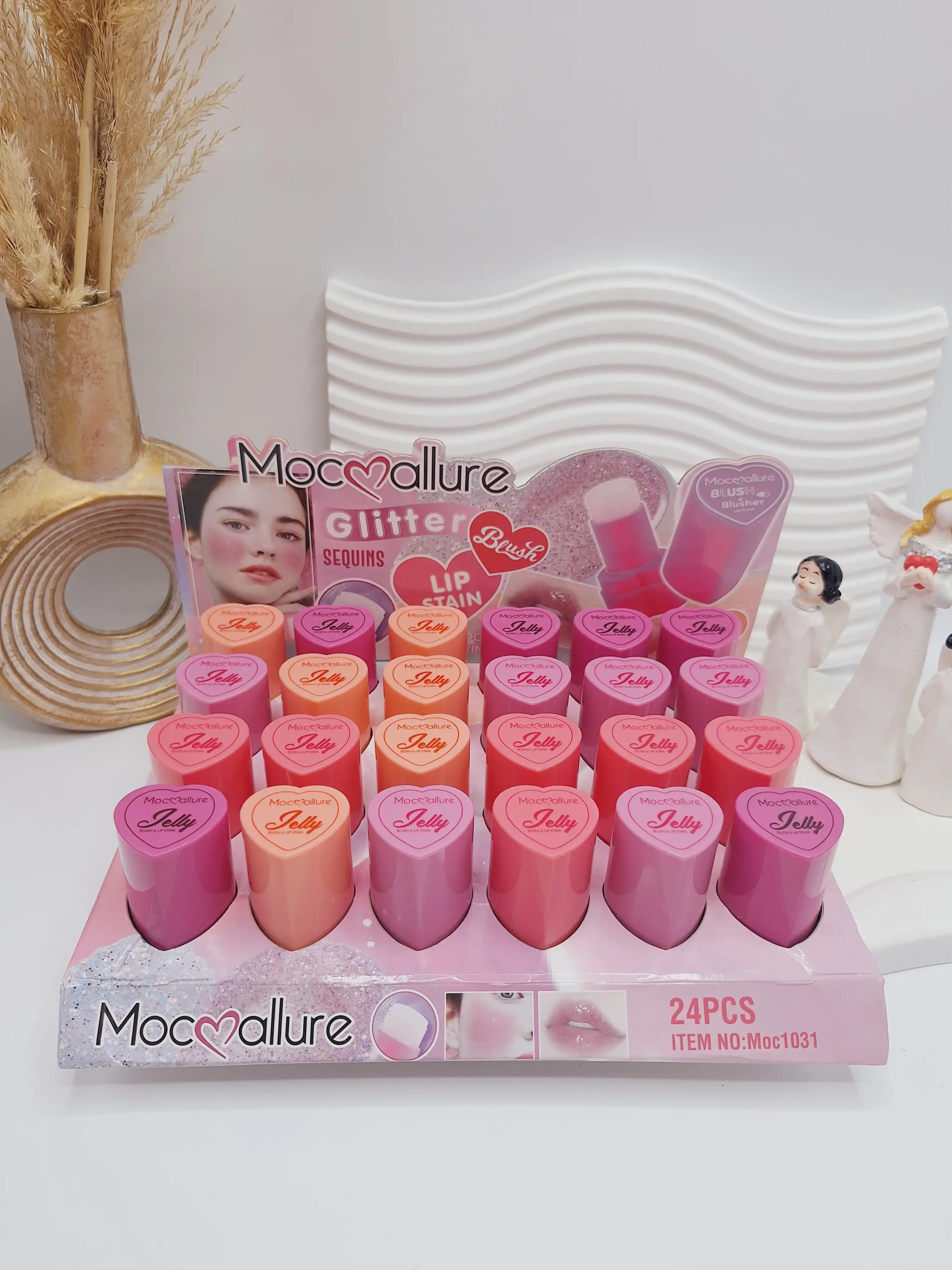 هایلایتر ژله ای قلبی اکلیلی برند Moccallure کد 1031