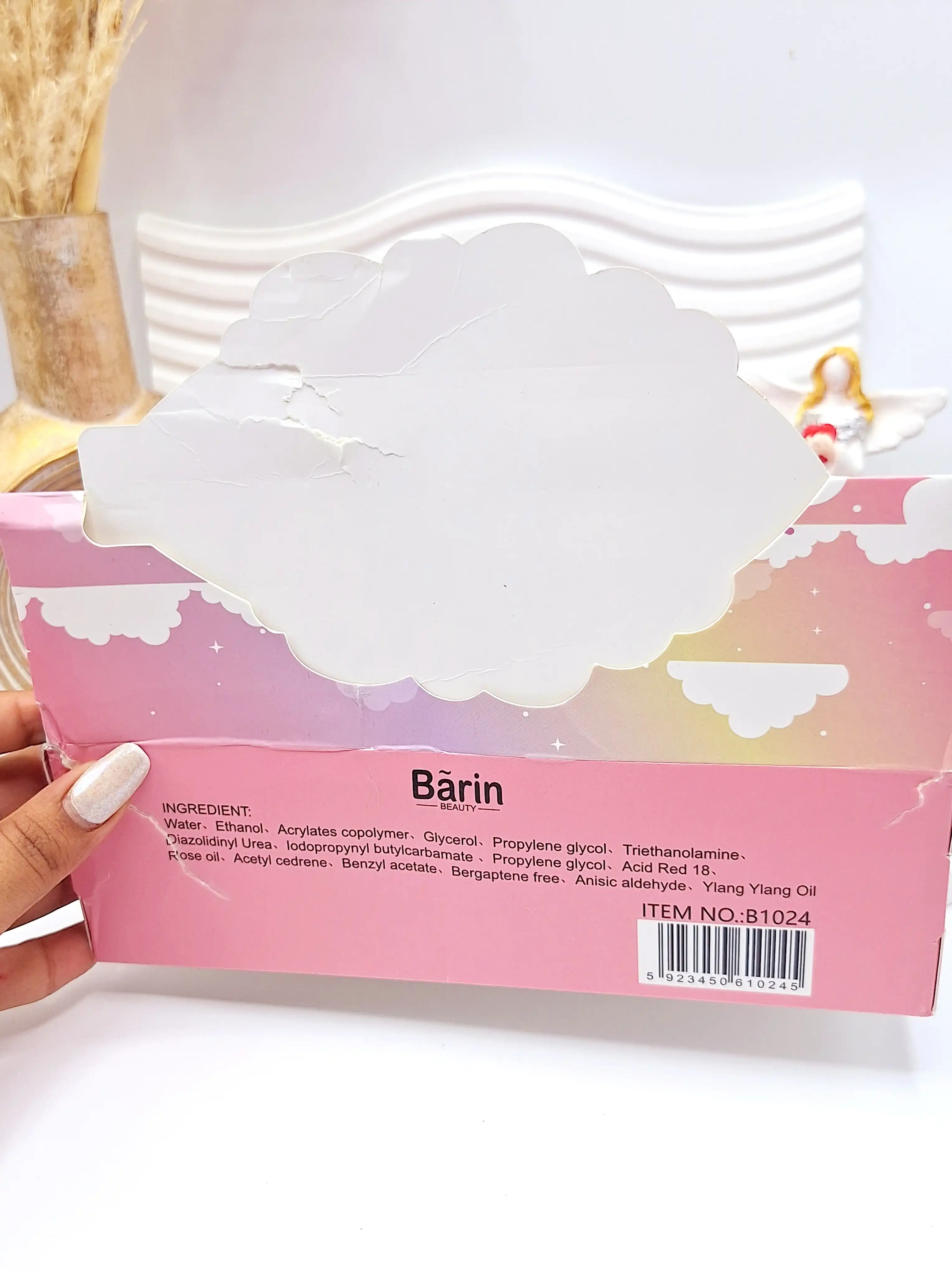 باکس 6 تایی لیپ گلاس  خوش رنگ طرح اسب تک شاخ برند Barin کد 1024