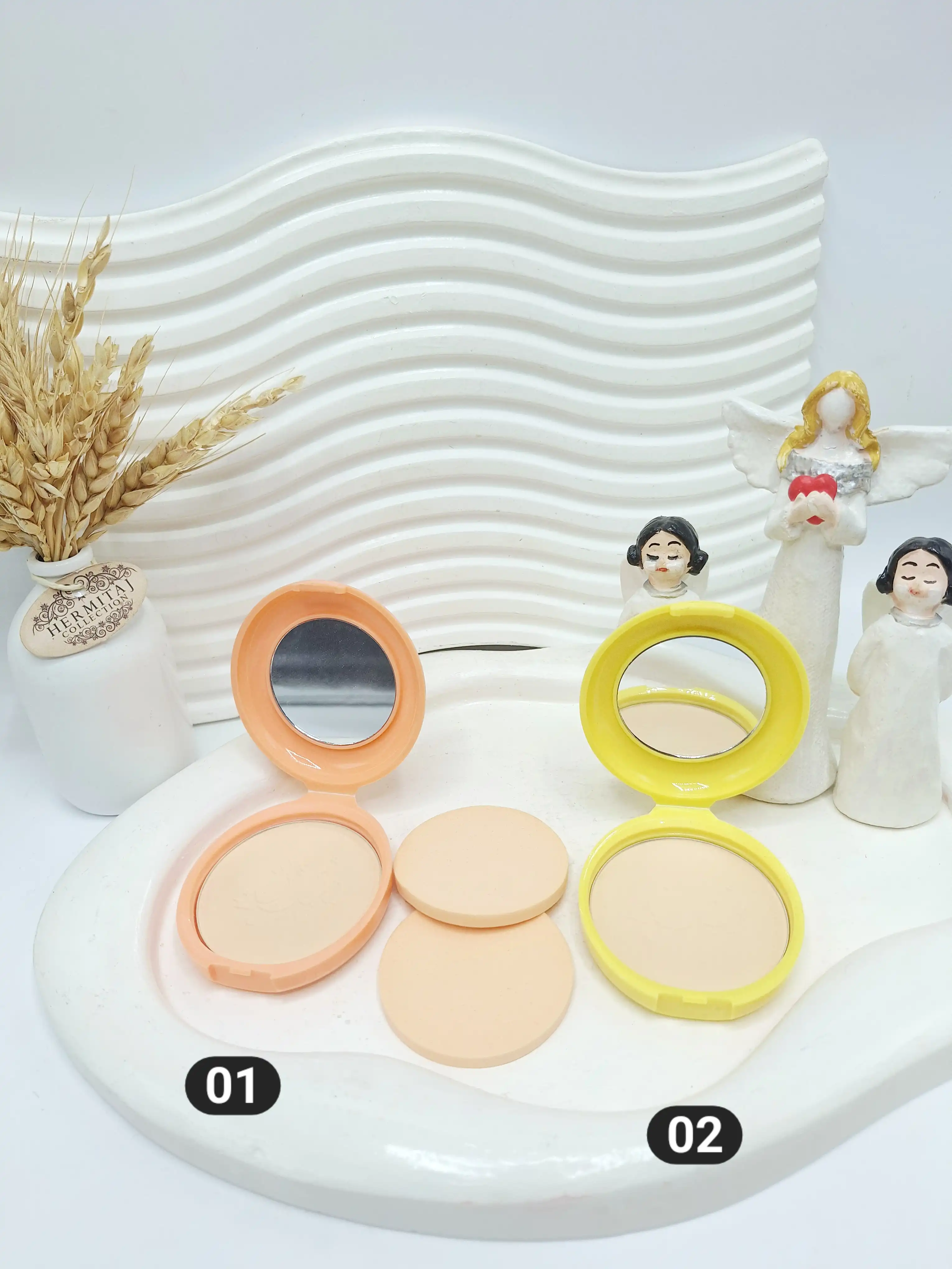 پودر پنکک ابریشمی رایحه میوه ای برند HASAYA GIRL کد 3750