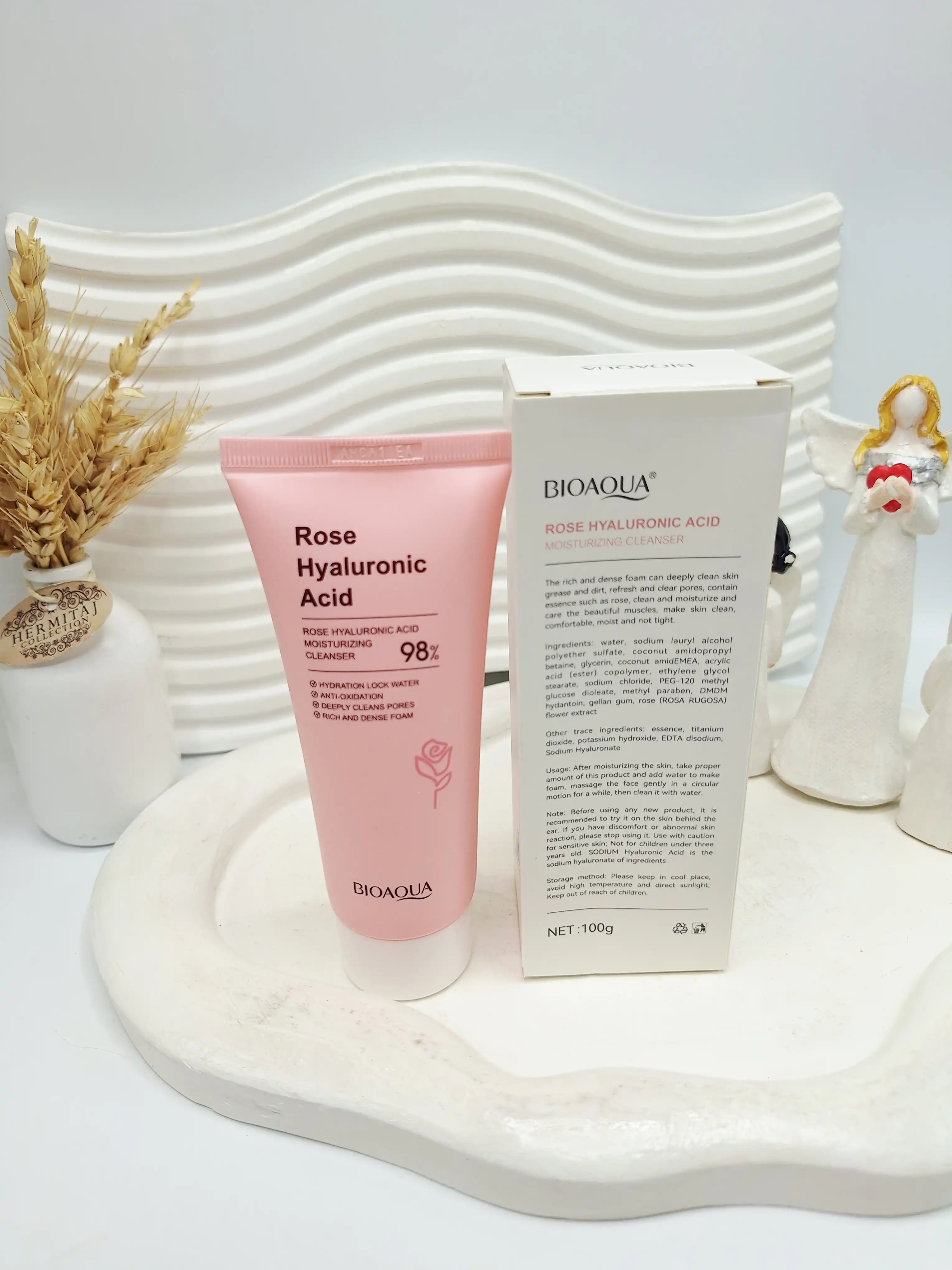 فوم هیالورونیک اسید رایحه گل رز برند بیوآکوا کد 60551