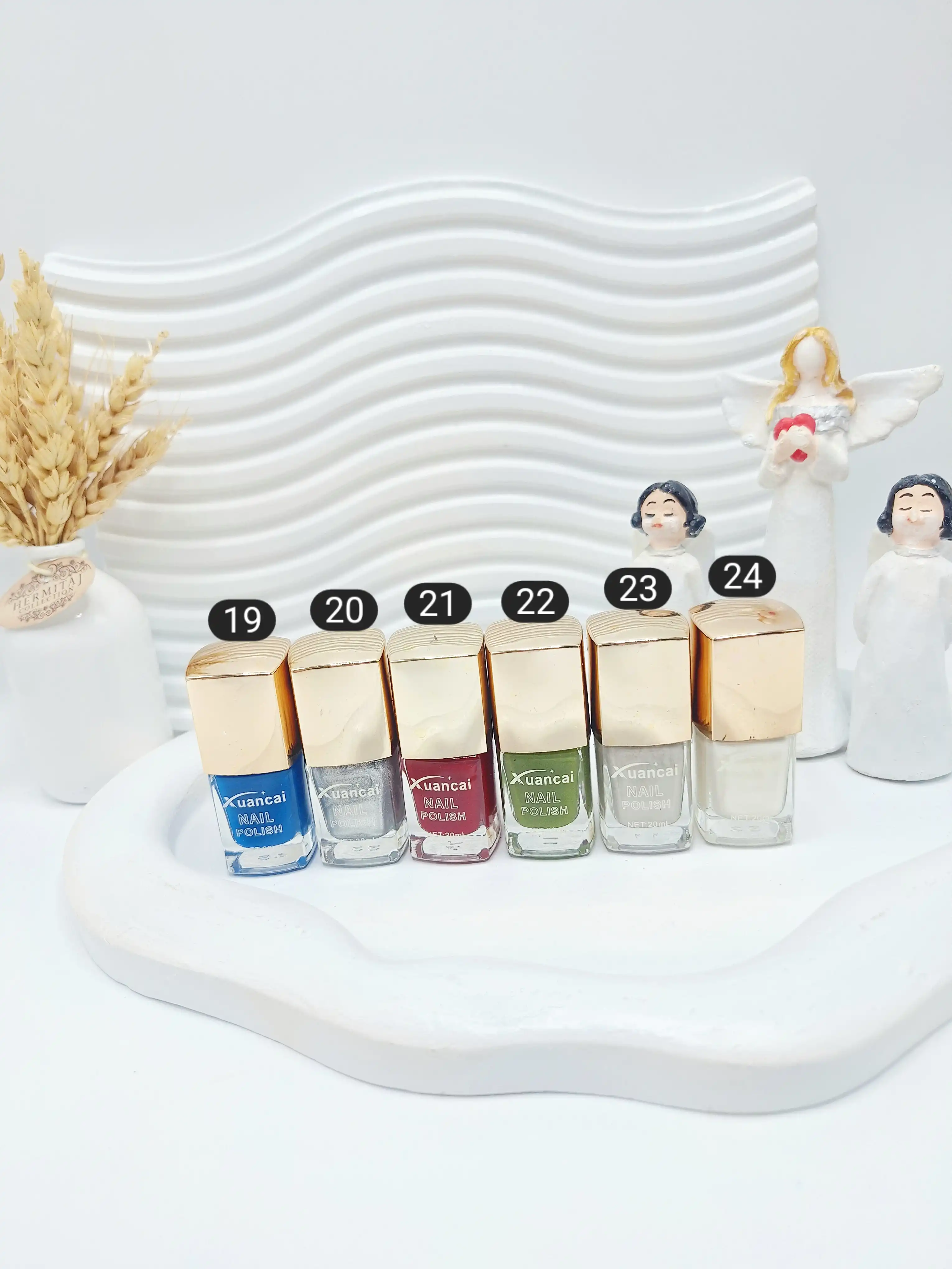 لاک ناخن رنگبندی جذاب برند Xuancai کد 0028